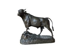Sculpture bronze taureau d'occasion  Villeurbanne