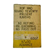 Kansas concert ticket for sale  Edmonton