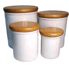 Stoneware kitchen canisters for sale  Lake Park