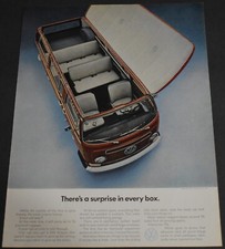 1968 anúncio impresso Volkswagen VW Station Wagon ônibus há uma surpresa em cada caixa comprar usado  Enviando para Brazil