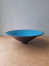 Blue flared bowl for sale  BRIGHTON