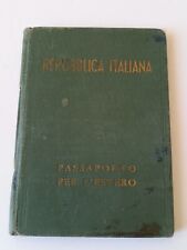 Passaporto repubblica italiana usato  Borgo San Lorenzo