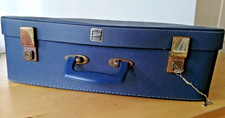 Vintage blue suitcase for sale  CREWE