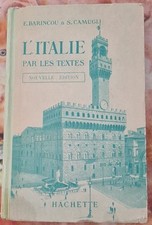 Livre italie textes d'occasion  Marseille XV