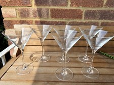 Clear glass cocktail for sale  LONDON