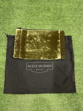 Bolsa de mão Reece Hudson envelope de veludo verde comprar usado  Enviando para Brazil