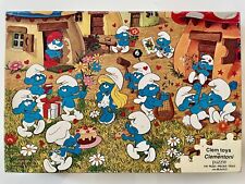 Puzzle vintage puffi usato  Cervia