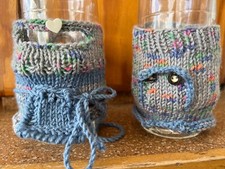 Unikat handgestrickte bierkrug gebraucht kaufen  Elchingen