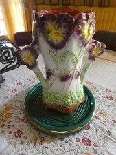 Vase pensees barbotine d'occasion  Cugnaux