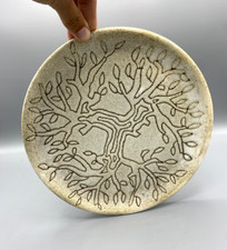 Assiette grès signée d'occasion  Arles