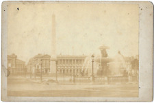 Cartão de gabinete foto fonte Fontaine Des Mers Paris França anos 1870-1880 comprar usado  Enviando para Brazil