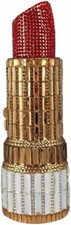 Bolsa de ombro luxuosa feminina em forma de batom noite clutch strass comprar usado  Enviando para Brazil