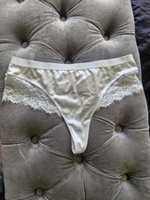 White satin knickers for sale  SALFORD