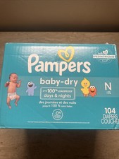 Fraldas secas para bebês recém-nascidos Pampers - Tamanho 0, 104 unidades. Frete grátis!! comprar usado  Enviando para Brazil
