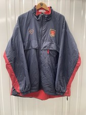 Jaqueta Nike Arsenal década de 1990 forro de lã XXL azul marinho vermelho banco treinamento comprar usado  Enviando para Brazil