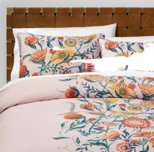 Conjunto de Capa de Edredom Opalhouse Floral Banda Completa/Queen Shams Boho Pêssego Flores Terrosas comprar usado  Enviando para Brazil