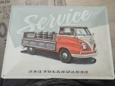 Blechschild bulli service gebraucht kaufen  Remseck am Neckar