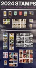 ¡NUEVO! La colección completa de sellos de Estados Unidos para 2024 - 121 sellos/juego - MNH segunda mano  Embacar hacia Mexico