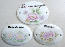 Ensemble plaques portes d'occasion  Argenton-sur-Creuse