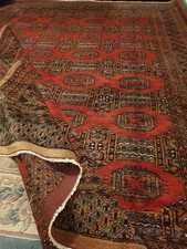 Orientteppich Handgeknüpfter Buchara Wolle Teppich 195×265cm Traditionaler Rug comprar usado  Enviando para Brazil