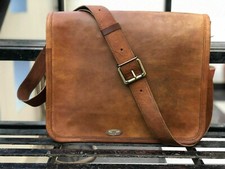Bag leather messenger for sale  RUGBY