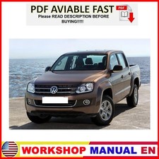 Usado, Volkswagen Amarok 2010-2018 oficina manual de serviço de reparo EN comprar usado  Enviando para Brazil