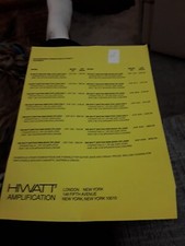 Hiwatt pricelist cool d'occasion  Expédié en Belgium