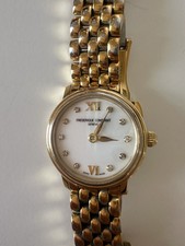 Relógio feminino Frederique Constant tom dourado com diamantes comprar usado  Enviando para Brazil