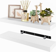 2 x white floating shelves for sale 2 x white floating shelves for sale SALFORD