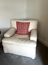Cream armchair used for sale  MONMOUTH
