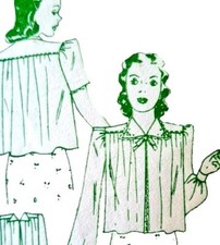 Jaqueta de cama década de 1940 puff manga lanterna Bolero Pauline 5252 padrão de costura comprar usado  Enviando para Brazil