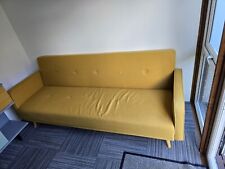 Yellow seater sofa for sale  STAFFORD