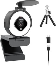 Usado, Spedal Streaming Webcam with Light 1080p Autofocus Zoom Camera with Microphone comprar usado Usado, Spedal Streaming Webcam with Light 1080p Autofocus Zoom Camera with Microphone comprar usado  Enviando para Brazil
