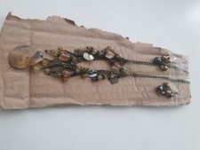 Necklace earings set for sale  TAMWORTH