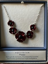 Equilibrium poppy necklace for sale  NORWICH