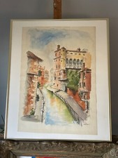 Aquarelles paysage architectur d'occasion  Corbie