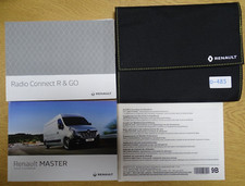 Usado, GENUÍNO RENAULT MASTER 2014-2019 MANUAL DO PROPRIETÁRIO CARTEIRA RÁDIO MANUAL D485 comprar usado  Enviando para Brazil