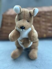 Bolsa de pelúcia UniPak canguru e bebê Joey marrom animal de pelúcia feijão brinquedo amoroso 8" comprar usado  Enviando para Brazil