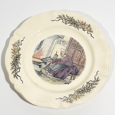 Sarreguemines plate decor d'occasion  Expédié en Belgium