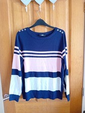 Size striped jumper for sale  COLWYN BAY