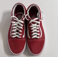 Tênis Vans unissex tamanho M 7/W8.5 clássico corrida vermelho old skool tênis de skate, usado comprar usado Tênis Vans unissex tamanho M 7/W8.5 clássico corrida vermelho old skool tênis de skate, usado comprar usado  Enviando para Brazil
