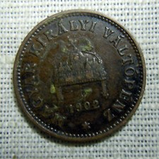 Ungheria riempitivo 1902 usato  Concordia sulla Secchia