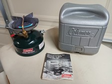 Fogão de acampamento Coleman Sportster 508, datado de 3/88, funcionando! Com estojo + panfleto! comprar usado  Enviando para Brazil