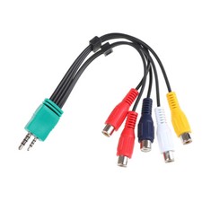 Cabo adaptador de áudio componente AV vídeo 5 RCA para Samsung LED LCD TV BN39-01154W comprar usado  Enviando para Brazil
