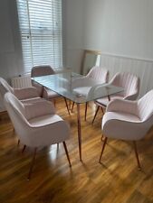 Glass rectangular dining for sale  DOVER