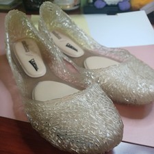 Usado, Palmilhas femininas Melissa Campana malha gelatina sem salto bronzeado tamanho 7 comprar usado  Enviando para Brazil