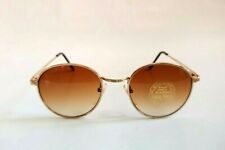 Óculos de sol vintage anos 90 pequeno redondo metal níquel prata (ouro P) comprar usado  Enviando para Brazil