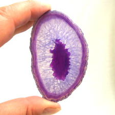 Purple agate slice for sale  BLACKPOOL