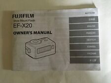 Fujifilm x20 owners for sale  NORWICH