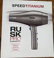 Speed Titanium Hair Dryer - IRP6177UC by Rusk for Unisex - 1 Pc Hair Dryer, used for sale  Shipping to South Africa